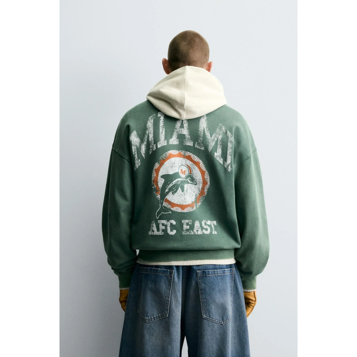 Свитшот nfl miami dolphins от zara