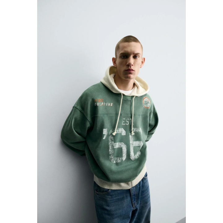 Свитшот nfl miami dolphins от zara