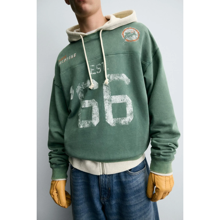 Свитшот nfl miami dolphins от zara