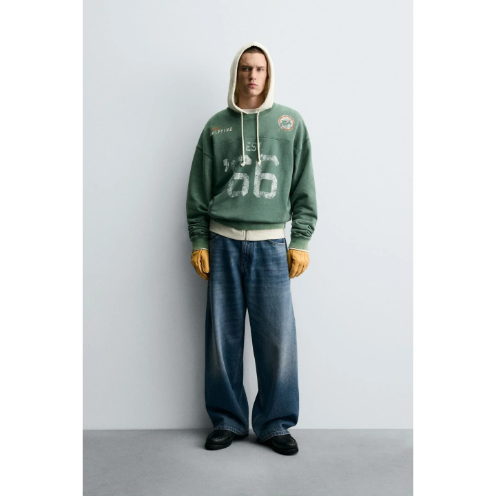 Свитшот nfl miami dolphins от zara