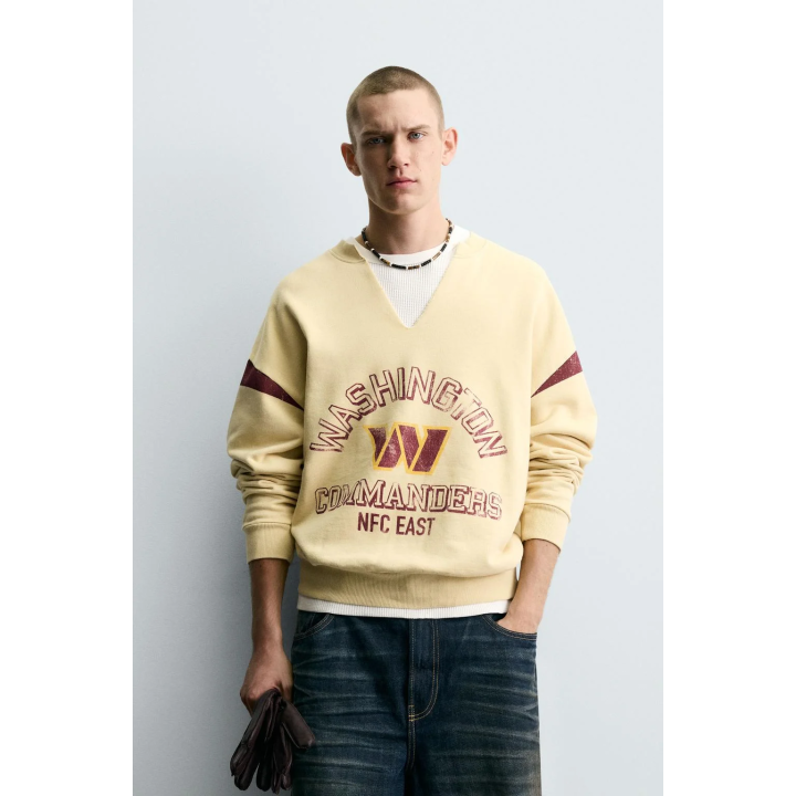 ТОЛСТОВКА С ВЫРЕЗОМ И ЛОГОТИПОМ NFL WASHINGTON COMMANDERS