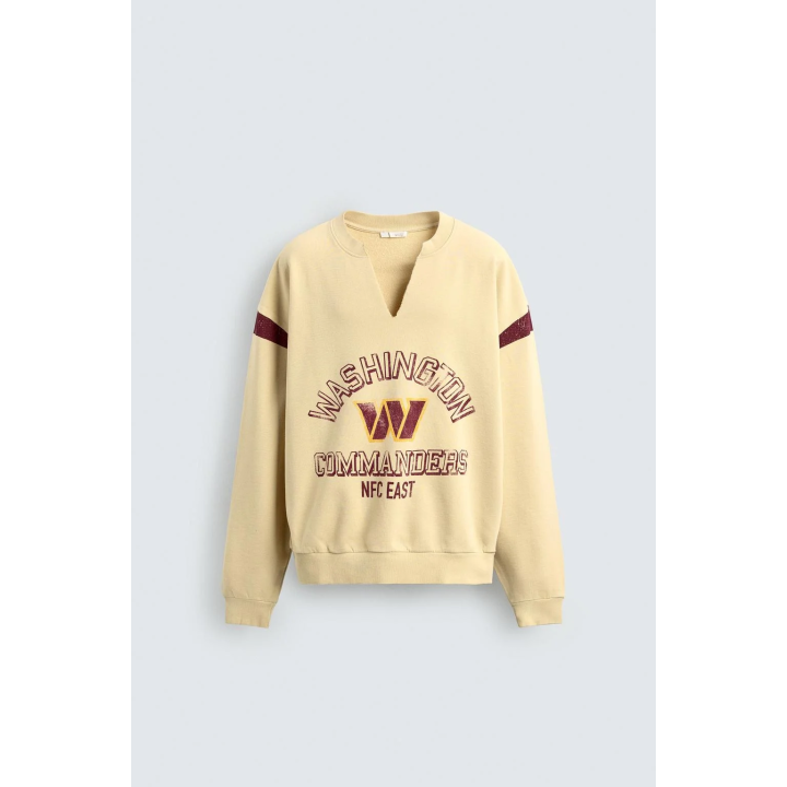 ТОЛСТОВКА С ВЫРЕЗОМ И ЛОГОТИПОМ NFL WASHINGTON COMMANDERS