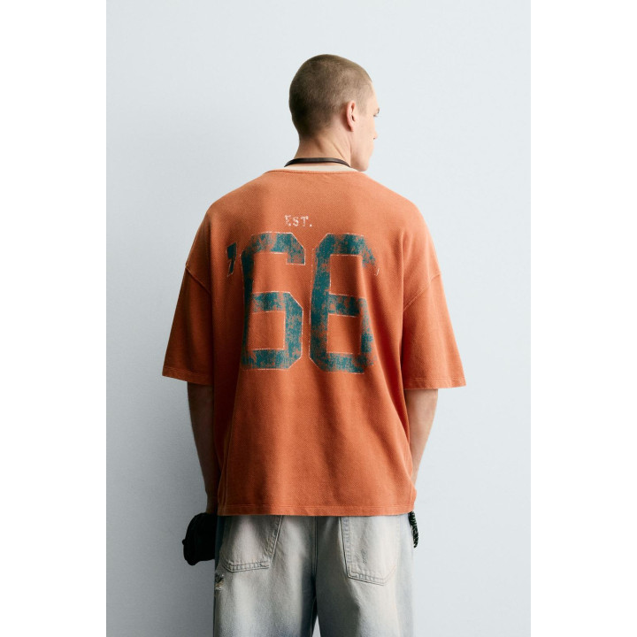 Футболка с текстурой nfl miami dolphins от zara