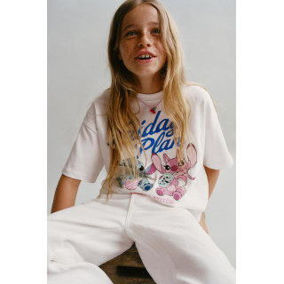 ФУТБОЛКА С ПРИНТОМ STITCH & ANGEL © DISNEY