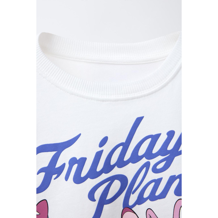 ФУТБОЛКА С ПРИНТОМ STITCH & ANGEL © DISNEY