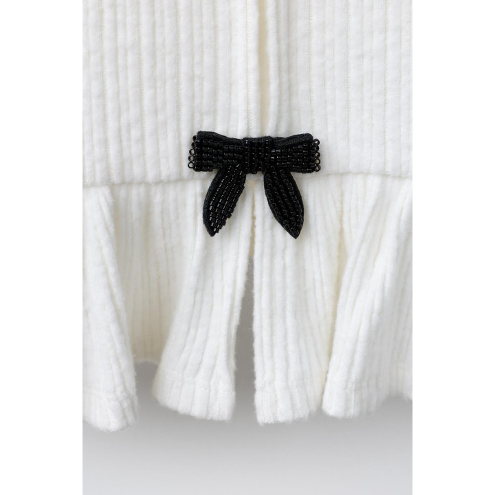 ФУТБОЛКА В РУБЧИК SOFT TOUCH С БАНТАМИ