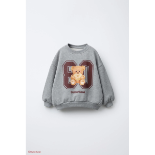 Свитшот с принтом butterbear ©
