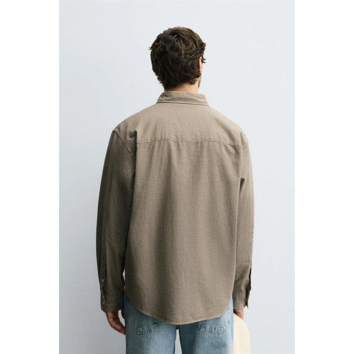 РУБАШКА КЛАССИЧЕСКОГО КРОЯ В КЛЕТКУ