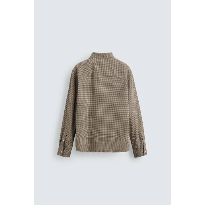 РУБАШКА КЛАССИЧЕСКОГО КРОЯ В КЛЕТКУ