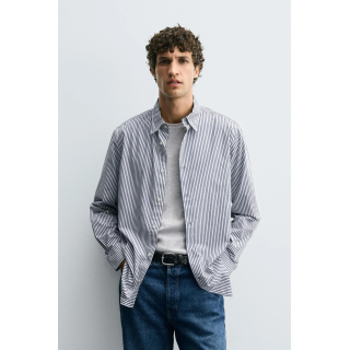 РУБАШКА КЛАССИЧЕСКОГО КРОЯ В ПОЛОСКУ