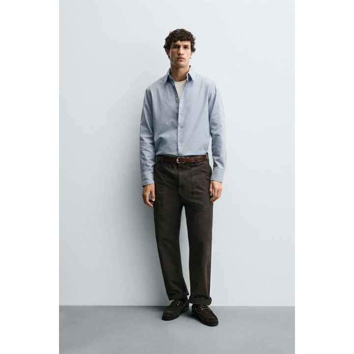 РУБАШКА REGULAR FIT В КЛЕТКУ