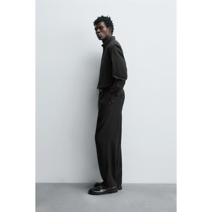 Рубашка в клетку свободного кроя limited edition