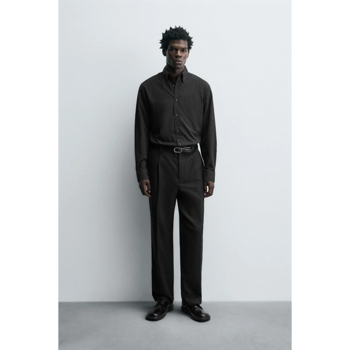 Рубашка в клетку свободного кроя limited edition