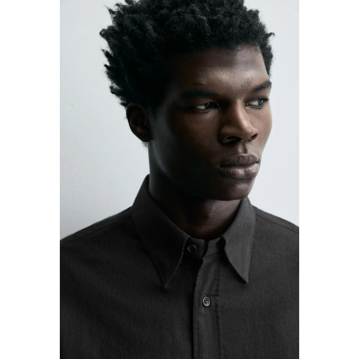 Рубашка из хлопка свободного кроя limited edition