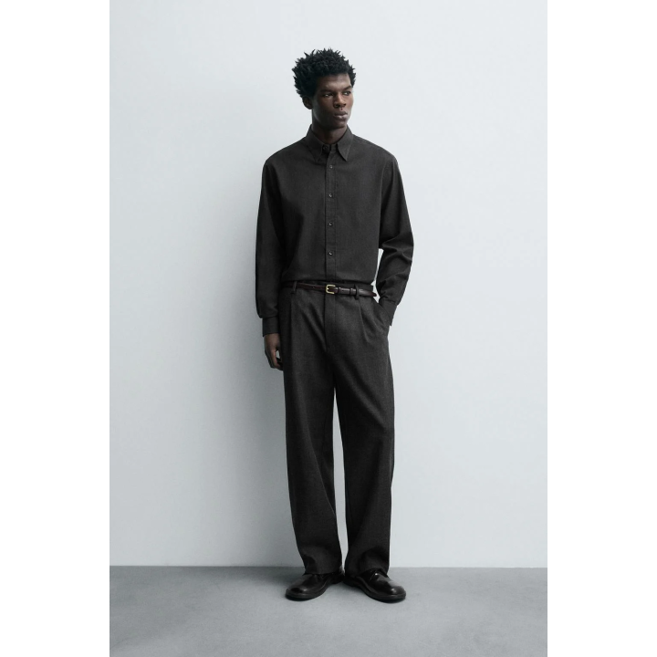 Рубашка из хлопка свободного кроя limited edition