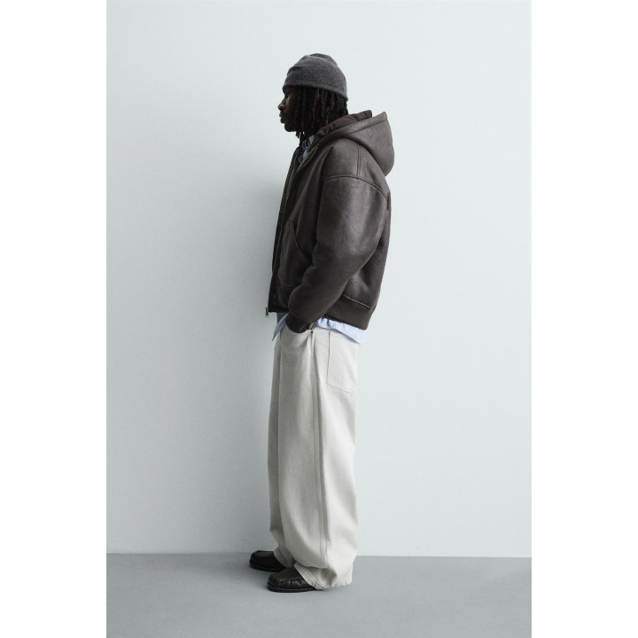 ДУБЛЕНКА ИЗ ИСКУССТВЕННОЙ КОЖИ