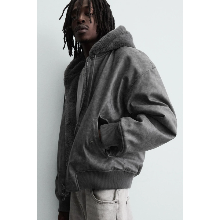 БОМБЕР REVERSIBLE ИСКУССТВЕННАЯ КОЖА