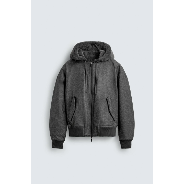 БОМБЕР REVERSIBLE ИСКУССТВЕННАЯ КОЖА