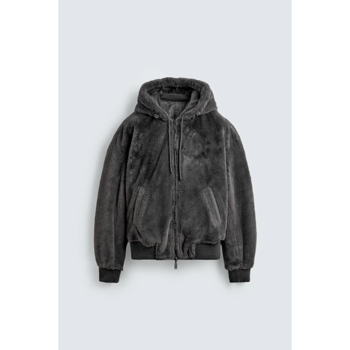 БОМБЕР REVERSIBLE ИСКУССТВЕННАЯ КОЖА