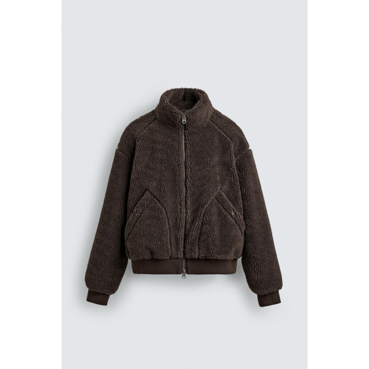 КУРТКА ИЗ ИСКУССТВЕННОЙ ОВЧИНЫ