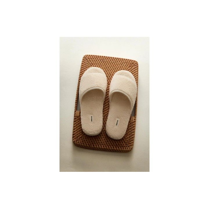 FLATFORM TERRY SLIPPERS