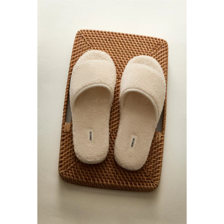 FLATFORM TERRY SLIPPERS
