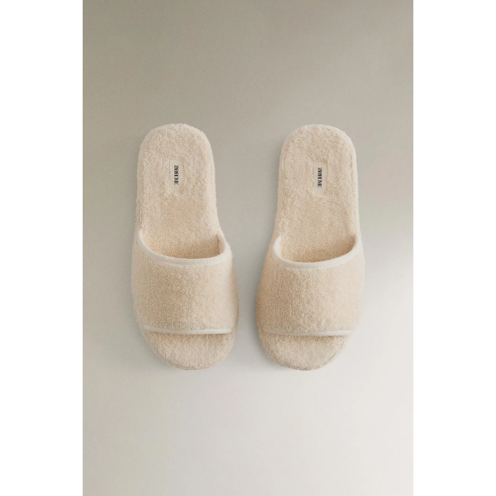FLATFORM TERRY SLIPPERS