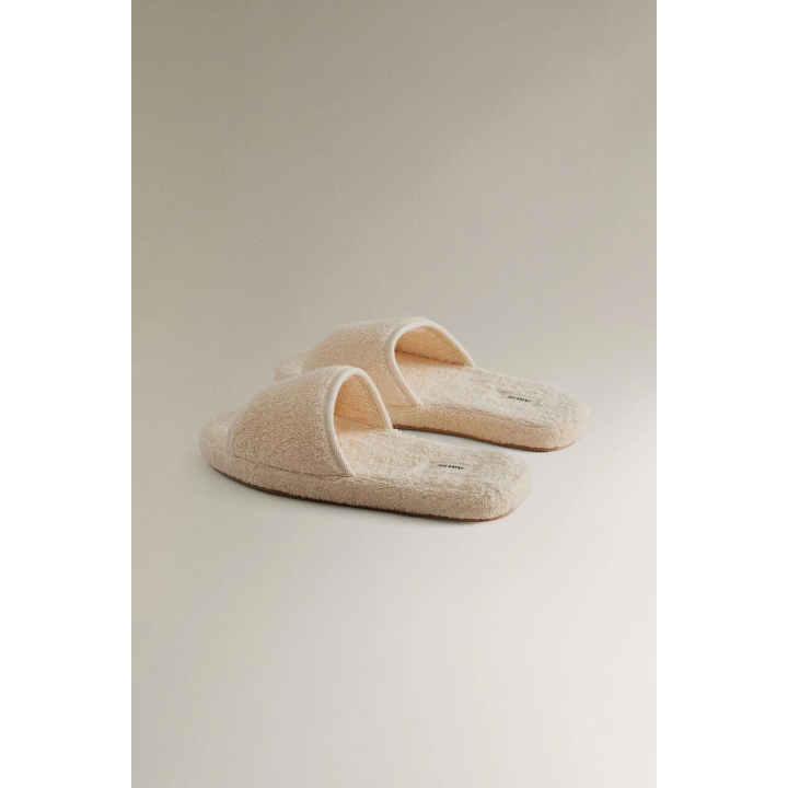 FLATFORM TERRY SLIPPERS