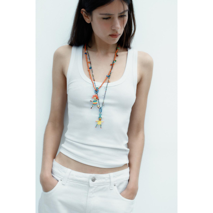 ОЖЕРЕЛЬЯ С БУСИНАМИ И КУКЛАМИ