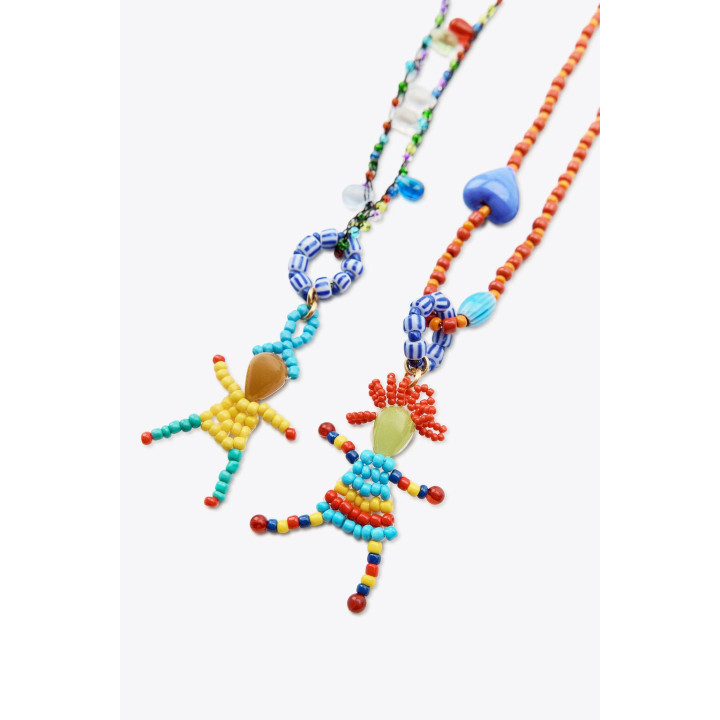 ОЖЕРЕЛЬЯ С БУСИНАМИ И КУКЛАМИ