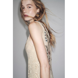 Серьги с камнем