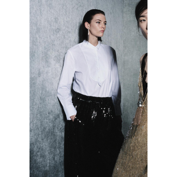 Длинные серьги с блеском