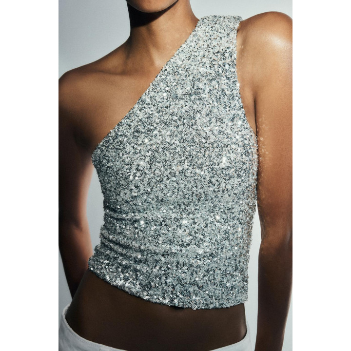 ТОП АСИММЕТРИЧНОГО КРОЯ С ПАЙЕТКАМИ