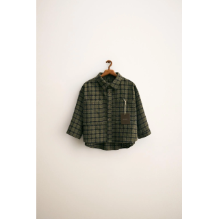 Рубашка с клетчатым узором zara timeless