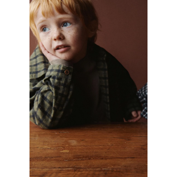 Рубашка с клетчатым узором zara timeless