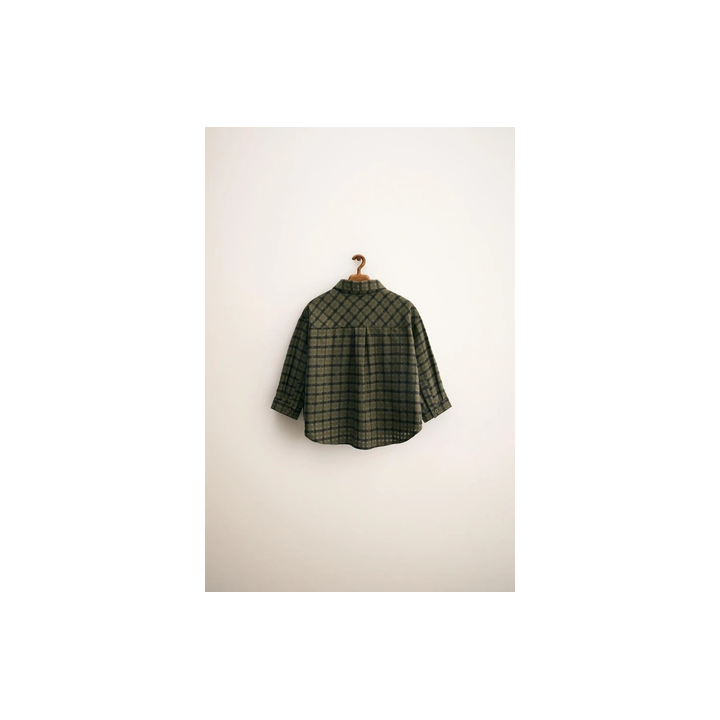 Рубашка с клетчатым узором zara timeless