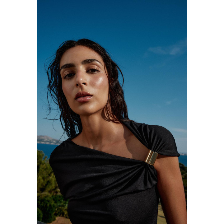 ТОП АСИММЕТРИЧНОГО КРОЯ ИЗ ПОЛИАМИДА