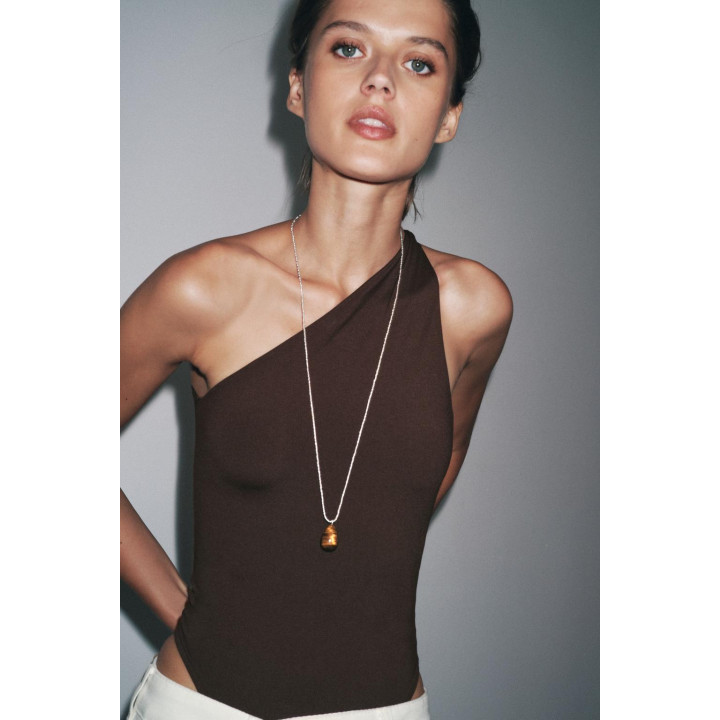 БОДИ АСИММЕТРИЧНОГО КРОЯ ИЗ ПОЛИАМИДА