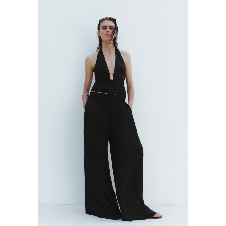 ТОП С ДРАПИРОВКОЙ И ГОРЛОВИНОЙ ХАЛТЕР