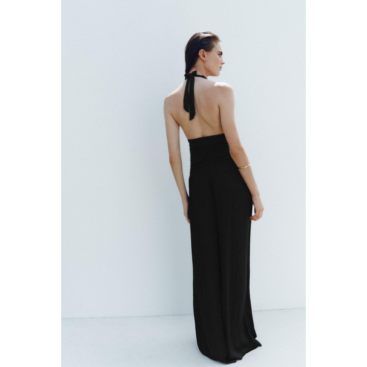 ТОП С ДРАПИРОВКОЙ И ГОРЛОВИНОЙ ХАЛТЕР