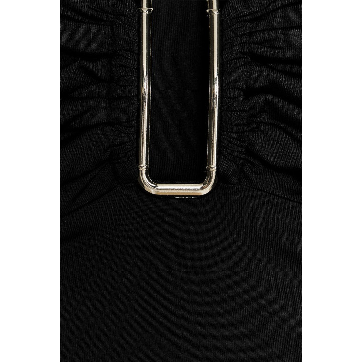 ТОП С ДРАПИРОВКОЙ И ГОРЛОВИНОЙ ХАЛТЕР