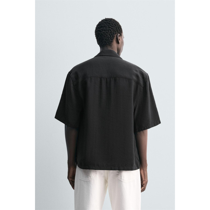 РУБАШКА-КИМОНО СТРУЯЩЕГОСЯ ПОКРОЯ