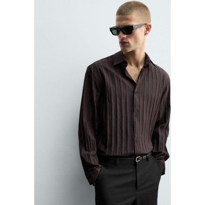 ЖАККАРДОВАЯ РУБАШКА В ПОЛОСКУ