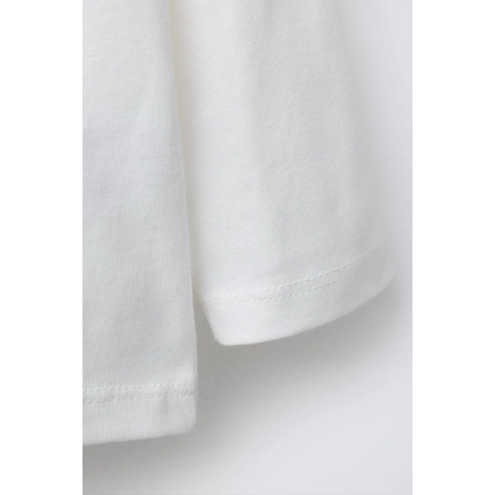 ФУТБОЛКА С АНИМАЛИСТИЧЕСКИМ ПРИНТОМ И БАНТИКОМ