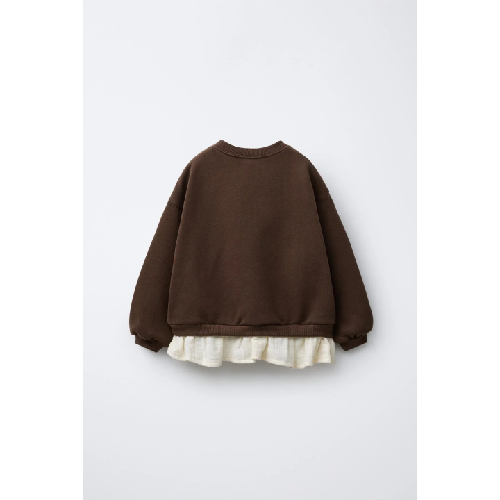 ТОЛСТОВКА С ЦВЕТОЧНЫМИ ВСТАВКАМИ