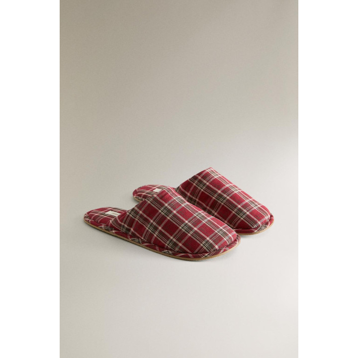 Тапочки-мюли из хлопка christmas