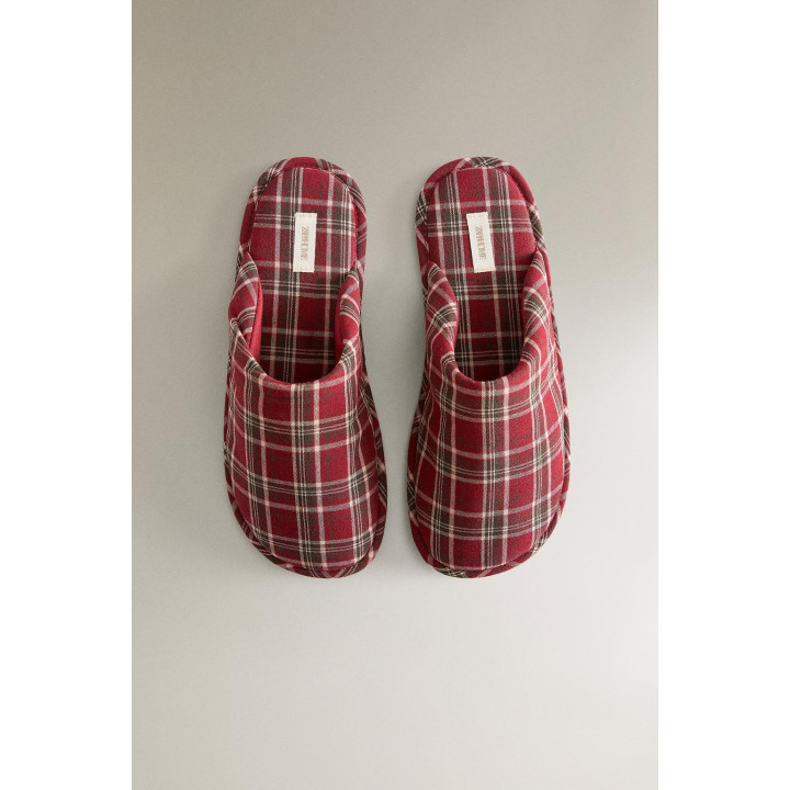 Тапочки-мюли из хлопка christmas