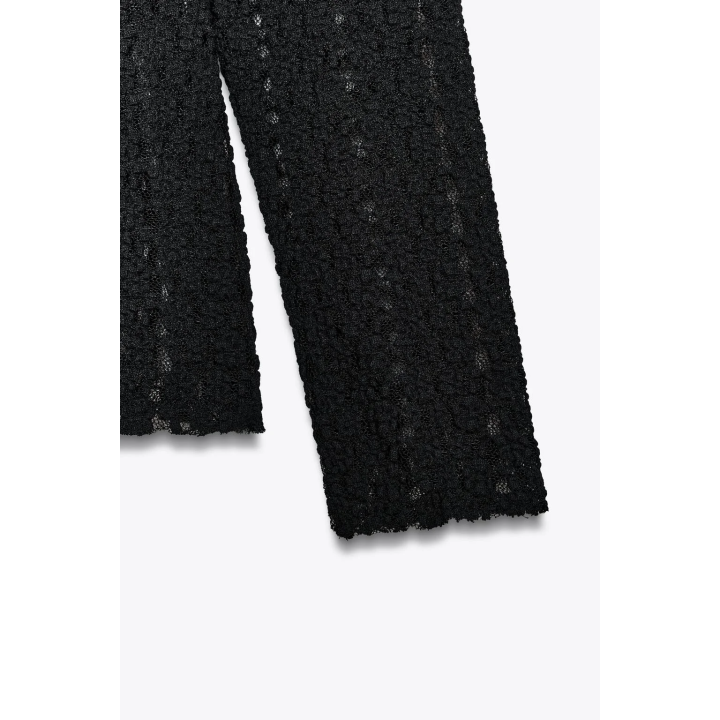 КРУЖЕВНОЙ ТОП С ВОЛАНАМИ