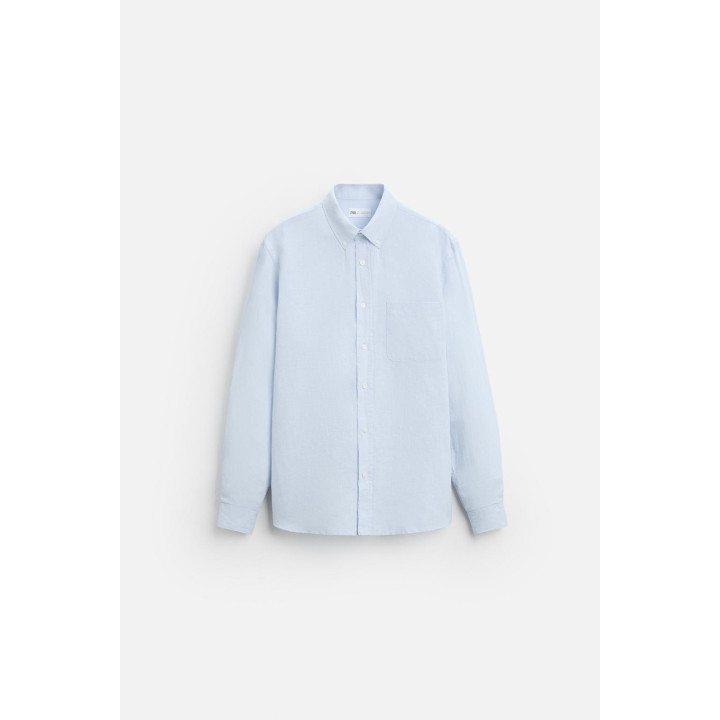 Рубашка из хлопка и льна