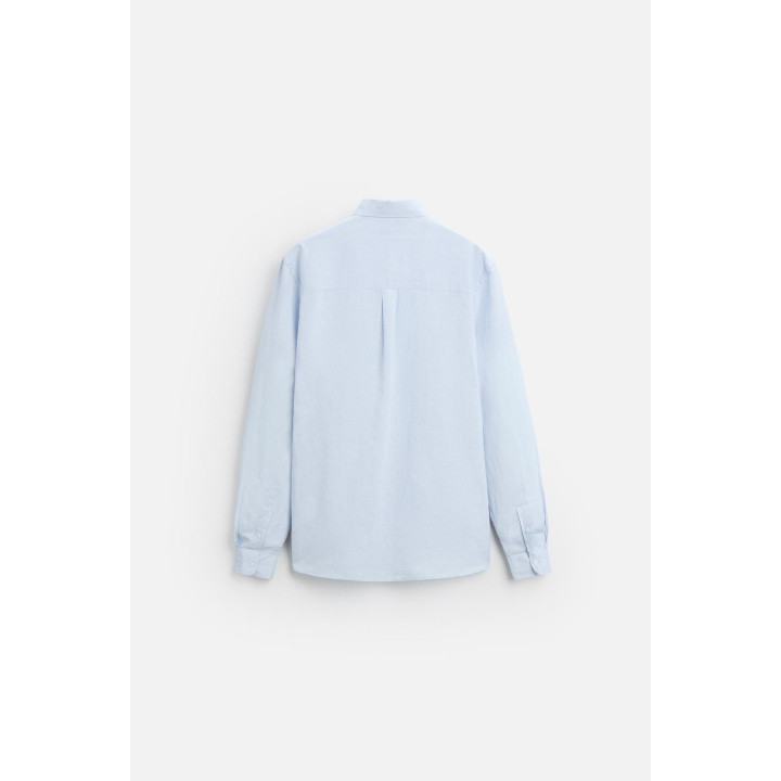 Рубашка из хлопка и льна